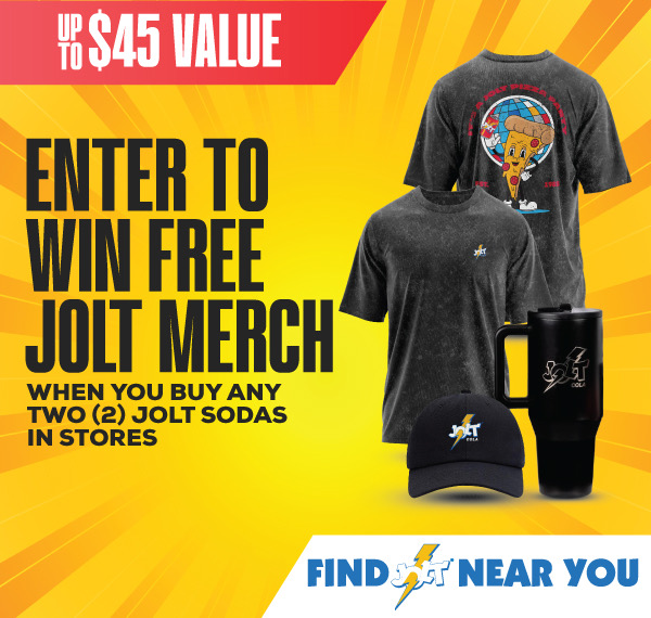 Jolt Cola Free Merch